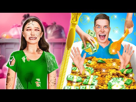 Armes Mädel vs. stinkreicher Junge ! Milliardäre adoptieren armes Mädchen!