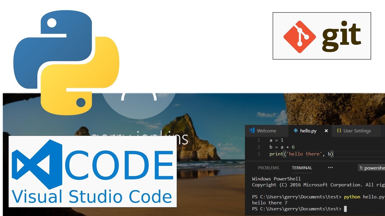 Installing Python3 and Visual Studio Code on Win 10
