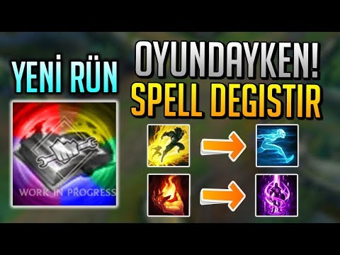 OYUN ORTASINDA SİHİRDAR BÜYÜSÜ DEĞİŞTİRMEK | YENİ RÜN SİSTEMİ | LoL