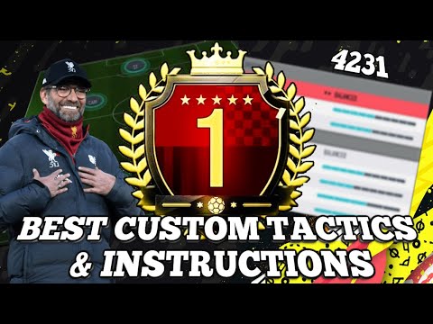 1ST IN THE WORLD CUSTOM TACTICS & INSTRUCTIONS! BEST NEW 4231 META FORMATION | FIFA 20 ULTIMATE TEAM