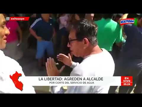 12 11 2025 EXITOSATV AGREDEN A ALCALDE DE CASAGRANDE EN ASCOPE LA LIBERTAD DURANTE OPERATIVO DE CORT