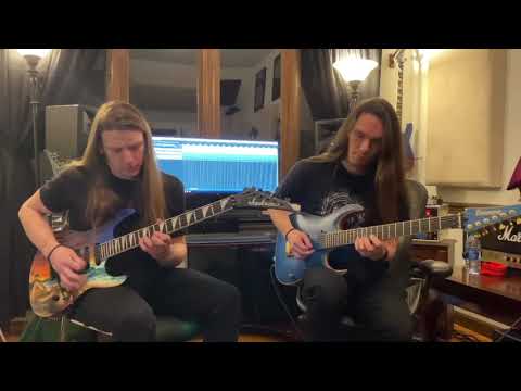 Teemu Mäntysaari playing Stratovarius with Brandon Ellis