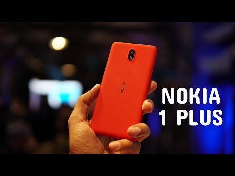 Nokia 1 Plus Android Go Phone Hands on from MWC 2019 - Features, Camera
