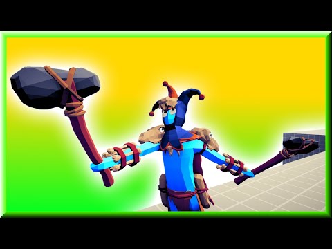 TABS - Jestain(Jester+Chieftain) vs Every Faction + Zombies 1v1 - MODS GAMEPLAY