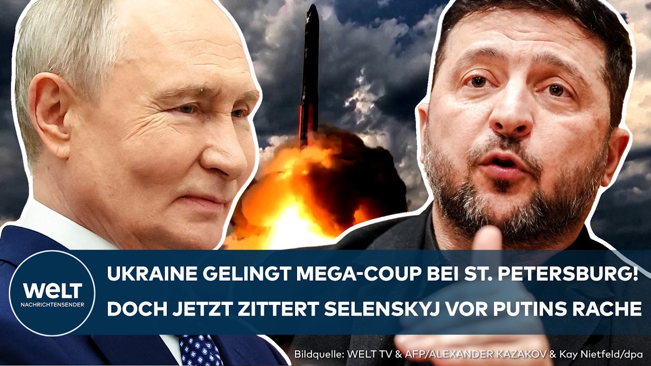 PUTINS KRIEG: Ukrainern gelingt Mega-Coup bei St. Petersburg! Jetzt warnt Selenskyj vor Putins Rache