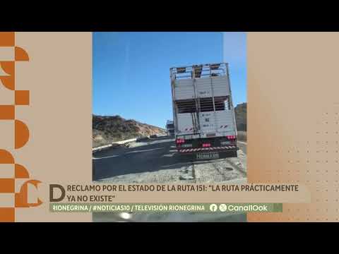 Reclamo por el estado de la Ruta 151: “la ruta prácticamente ya no existe”