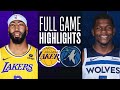 LAKERS at TIMBERWOLVES | FULL GAME HIGHLIGHTS | December 30, 2023