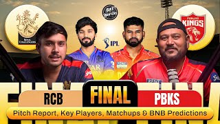 IPL 2025 - FINAL | RCB vs PBKS | Fantasy Picks, Playing XII & Match Prediction | Dream 11 Team