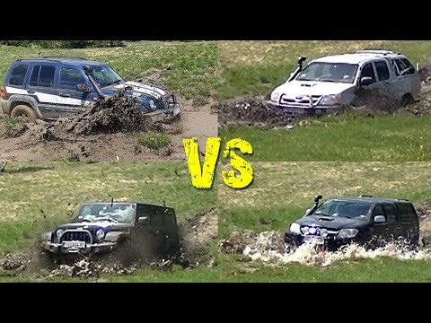 Jeep Wrangler vs Jeep Liberty vs Toyota Hilux