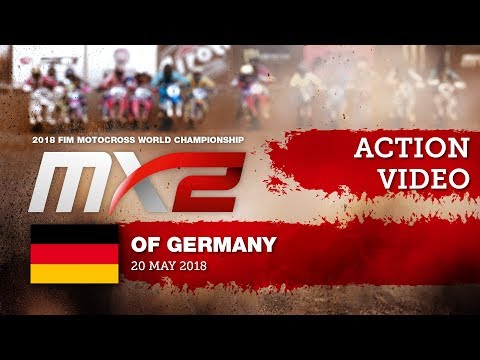 Calvin Vlaanderen passes Thomas Covington - MX2 Qualifying Race - MXGP of Germany 2018