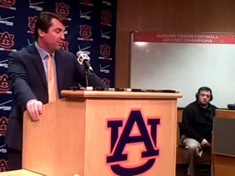 Auburn DC Will Muschamp Introductory Press Conference- Dec. 13