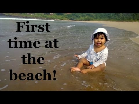 First time at the beach