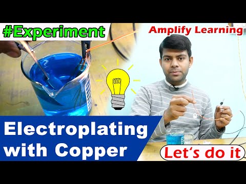 Electroplating with Copper | Uses of Electrolysis - Chemistry in Real Life Experiment