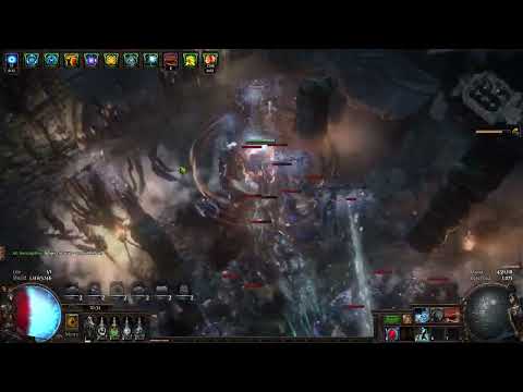 POE 3.22 Oculltist CoC Ice Spear Extr Tanky 70m+ DPS Simulacrum wave 27-30