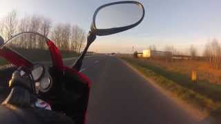 preview picture of video 'JustDrive #6 | Błonie - Brzeg Dolny | Yamaha FZS 600 Fazer | 2014.04.06'