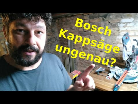 Bosch Kappsäge ungenau? Anschlag bei der GCM 8 SDE richtig justieren und einstellen.