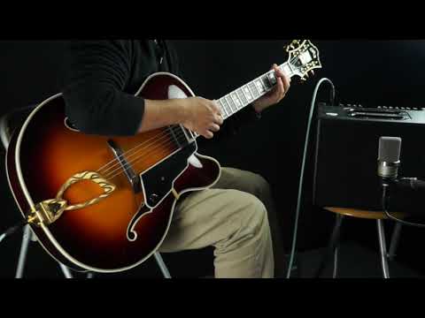 Stunning 2000 Guild/Benedetto Artist Award Signature Model Antique Burst Mint! YouTube video below Recently had a professional setup. image 19