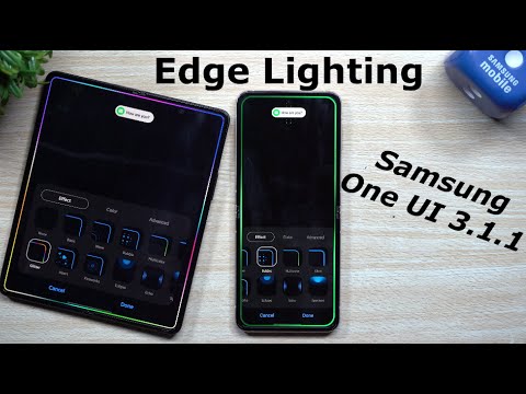 Updated Edge Lighting - Samsung One UI 3.1.1