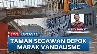 Taman SeCawan Depok yang Tak Lagi Menawan, Kini Banyak Coretan Vandalisme Ada di Mana-mana