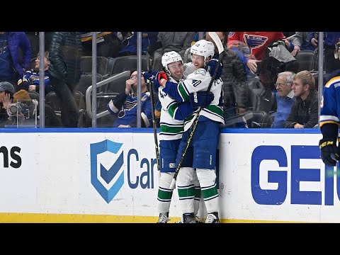 Pettersson's OT Winner Caps Canucks' Comeback Against Blues
