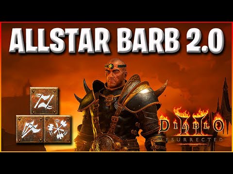 Allstar Barb Build 2.0 [Diablo 2 Resurrected Character Guide]