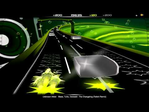 Ponytastic Audiosurf Let's Play: Blaze, TuXe, Ozzwald - The Changeling (Twitch Remix)