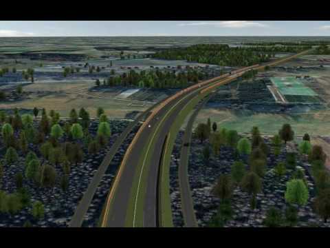 Trasa S7 - wizualizacja - część 1 - Krogulcza - Chustki