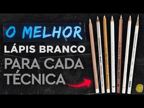 O Melhor Lápis Branco para cada Técnica de Desenho Realista