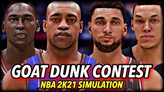 I Put Together The Greatest DUNK CONTEST in NBA HISTORY...  here’s how it went.