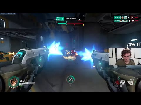 JAKE PRO TRACER AND DOOMFIST GAMEPLAY! [ OVERWATCH SEASON 25 TOP 500 ]