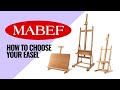 MABEF easel guide | How to choose your easel