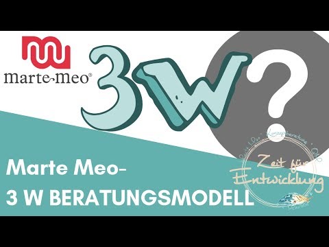 Marte Meo -  Das 3 W Beratungsmodell