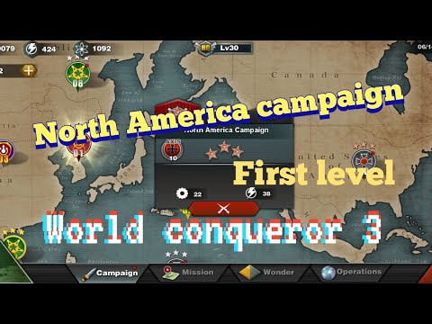 North America campaign easy level World conqueror 3