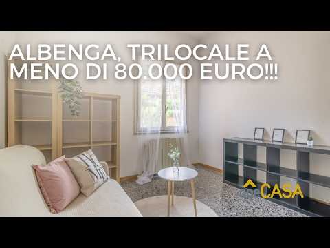 Albenga, Trilocale a soli € 78.000 a 1 km dal mare
