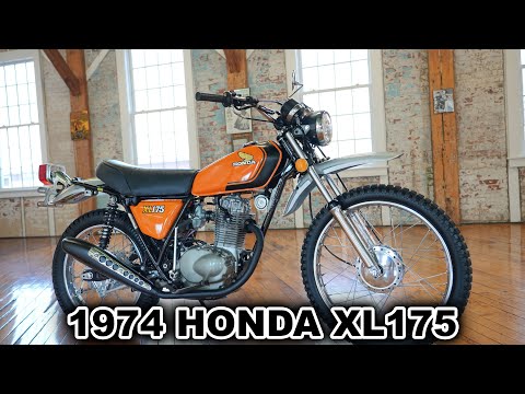 MAKELLOSER ORIGINAL-HONDA XL175, Baujahr 1974 – 751 Meilen
