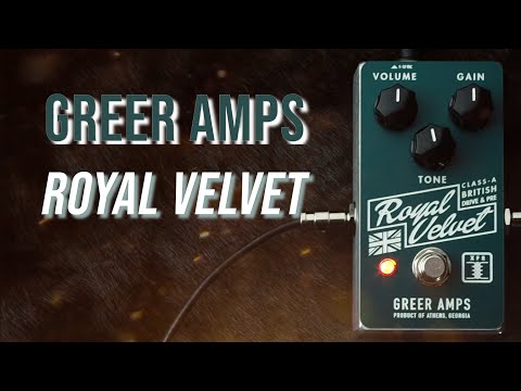 MAS Distro: Greer Amps - Royal Velvet British Class A Preamp/Overdrive