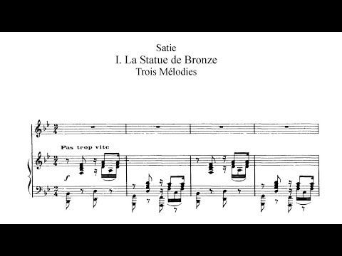 Erik Satie ~1916~ Trois mélodies