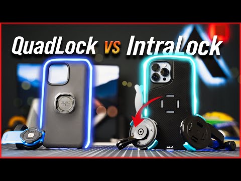 QuadLock vs Mous IntraLock REVIEW - Best bike mount 🏍 🚲