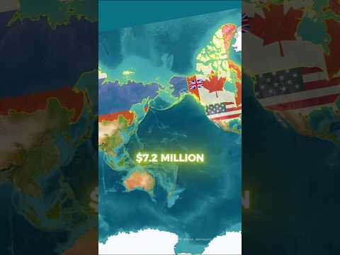 Why Russia Sold Alaska To The USA Not Canada #shorts #geography #quiz #economy #map #facts #history