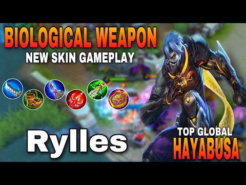 Perfect Gameplay | Biological Weapon Skin | Top Global Hayabusa By Rylles ~ Mobile Legends