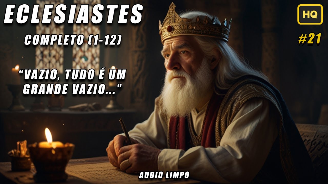 ECLESIASTES | Completo - Rei Salomão fala sobre tudo ser ilusão. (Bíblia Falada)