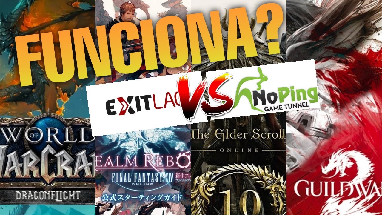 NOPING VS EXITLAG: FUNCIONA EM MMORPGS? TESTE PRÁTICO 2024 (NÃO SEJA ENGANADO)