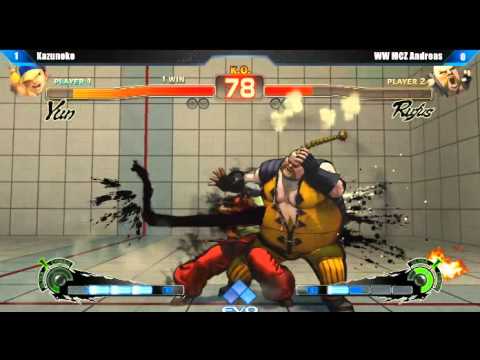 EVO 2013 SSF4 AE Kazunoko vs WW MCZ Andreas