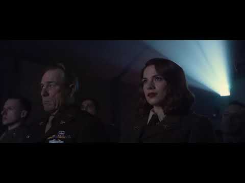 Steve Rogers + Peggy Carter | Carter watches a film reel