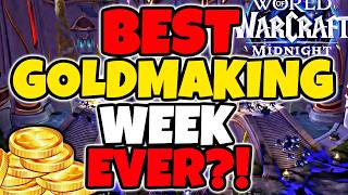 The Biggest Week EVER For Goldmaking & I made MASSIVE Profit - Midnight Goldmaking Week 4