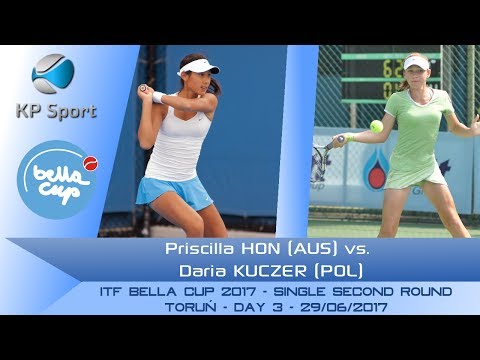 Priscilla HON (AUS) vs. Daria KUCZER (POL) / Bella Cup 2017 / 2nd Round Singel