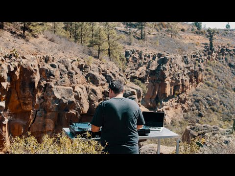 Aday Chinea Live for Beatsody with Exclusive set at Arico Canyon. Tenerife, Canary Islands