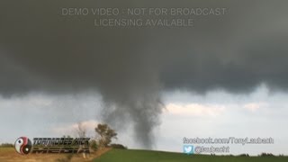 preview picture of video '2013-10-04 Macy, NE - Tree Shredding Tornado'