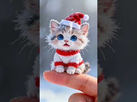 🎄🎉 Kitten Christmas Serenade That'll Make You Smile #cute #wholesome