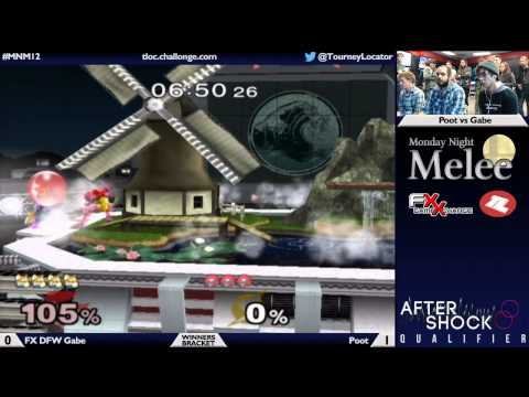 MNM 12 Melee - Poot (Samus) vs FX_DFW Gabe (Fox) - Winners Bracket